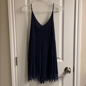 Navy blue romper